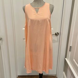 🌸🌸SALE! 4 for$20!! 🌸Sale! Crown&Ivy Coral Sleeveless Flowy Dress Sz PM